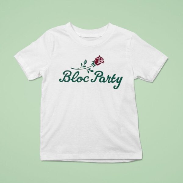 Bloc Party Rose Australia And New Zealand T Shirt