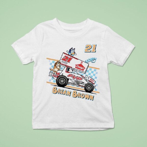 Bluey Brian Brown Casey S Fvp Racing T Shirt