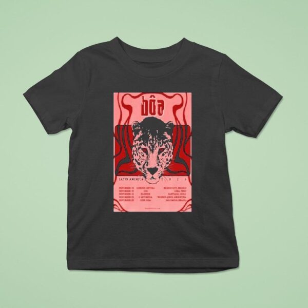 Boa Latin America Tour Dates Leopard T Shirt
