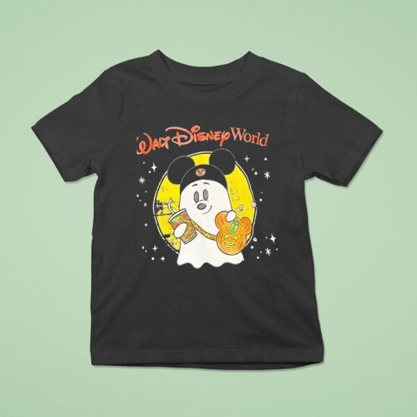 Boo Mickey Mouse Walt Disney World Halloween T Shirt