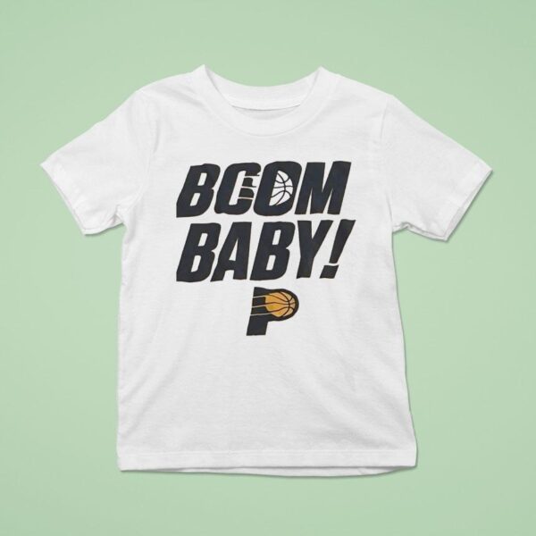 Boom Baby Indiana Pacers Logo T Shirt