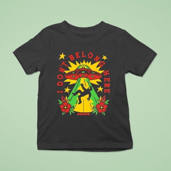 Broadside I Don T Belong Here Ufo T Shirt