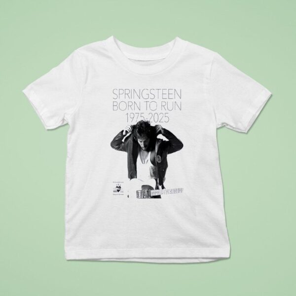 Bruce Springsn Th Anniversary Born To Run T Shirt
