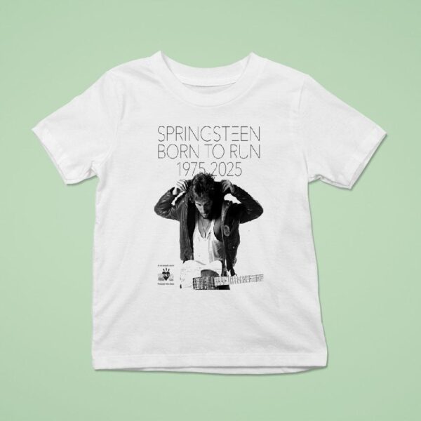 Bruce Springsn Th Anniversary Born To Run T Shirt