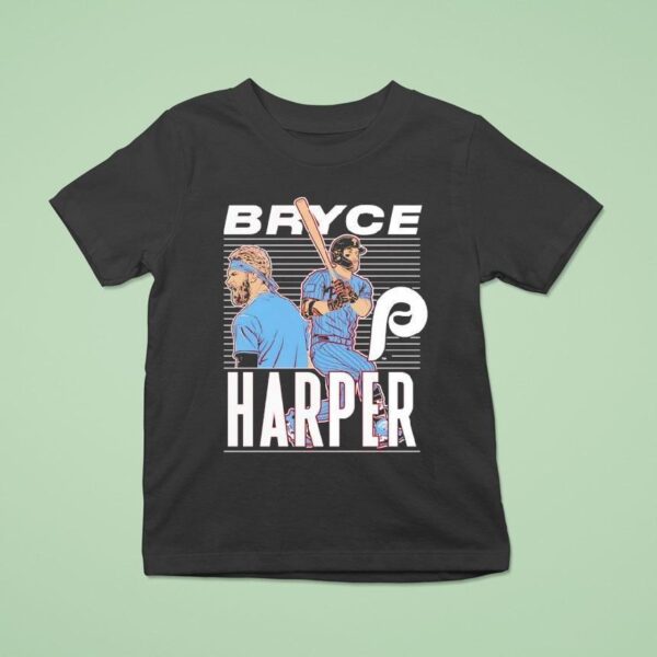 Bryce Harper Philadelphia Phillies Baseball Retro T Shirt