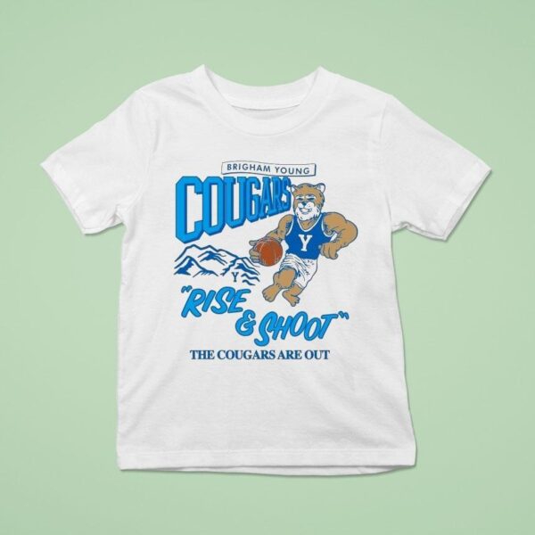 Byu Brigham Young Cougars Rise And Shout The Cougars Are Out Masco T Shirt