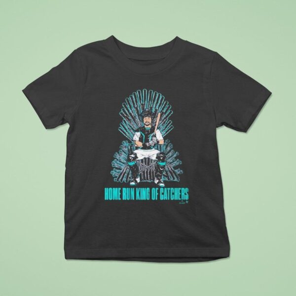 Cal Raleigh Home Run King Of Catchers T Shirt