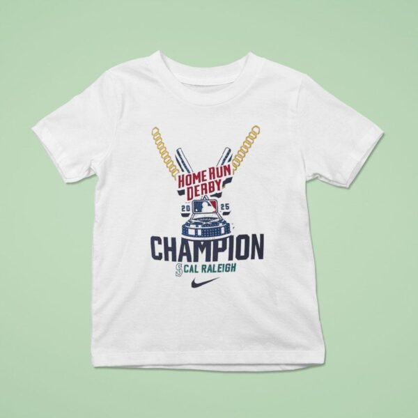 Cal Raleigh Seattle Mariners Home Run Derby Champion Mlb T Shirt