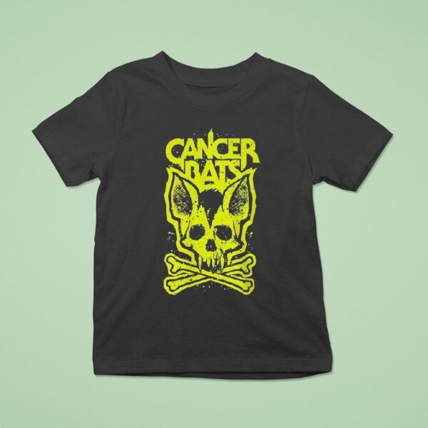 Cancer Bats Slime Bat Skull And Crossbones T Shirt