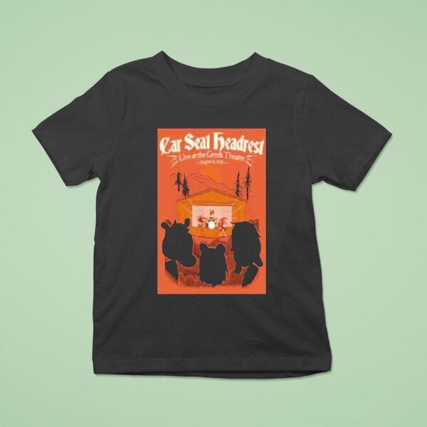 Car Seat Headrest Greek Theatre August Los Angeles Ca Tour T Shirt