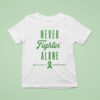 Cardinals Mental Health Awareness Month Never Fightin Alone T Shirt