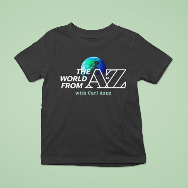Carl Azuz The World From To Az Logo T Shirt