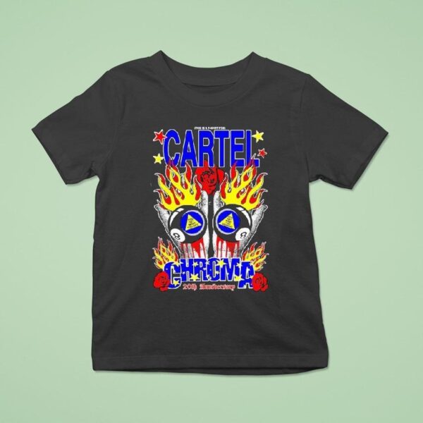 Cartel X Double Wonderful Chroma Th Anniversary Date Tour Magic Ball T Shirt