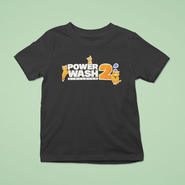 Cats Power Wash Simulator T Shirt
