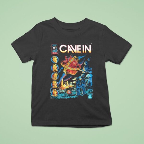 Cave In Beyond The Pendulum By Kristin And Brian Walsby T Shirt