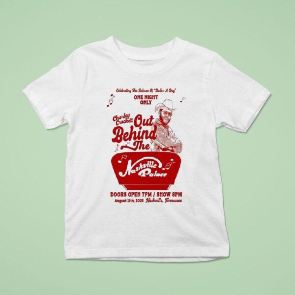 Charley Crockett At Nashville Palace On August T Shirt