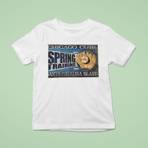 Chicago Cubs Baseball Spring Training Santa Catalina Island Vintage T Shirt