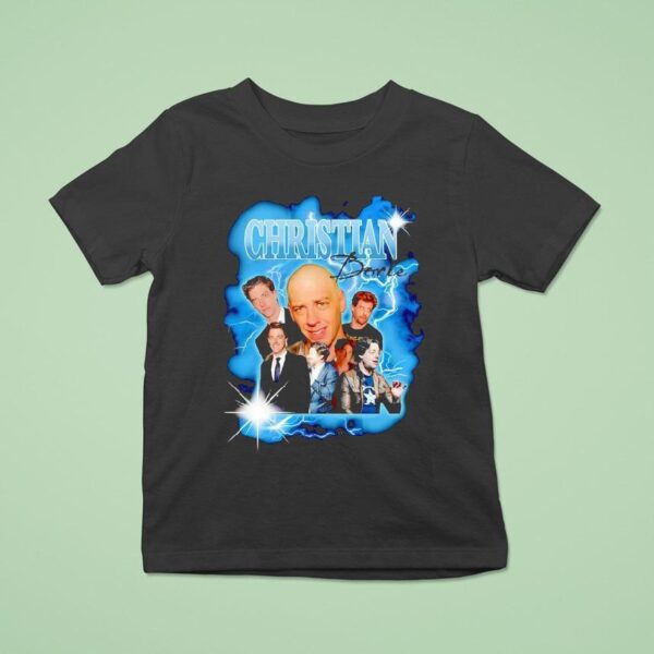 Christian Slater Lightning Graphic T Shirt