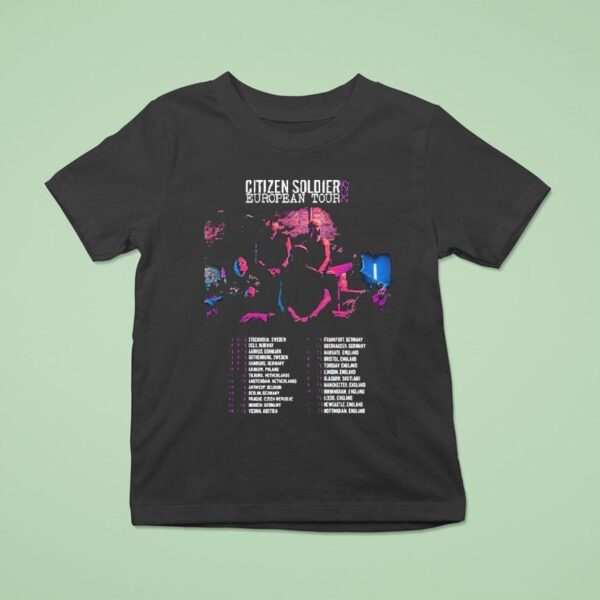 Citizen Soldier European Tour Dates For October And November T Shirt