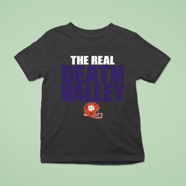 Clemson Tigers The Real Death Valley Helme T Shirt