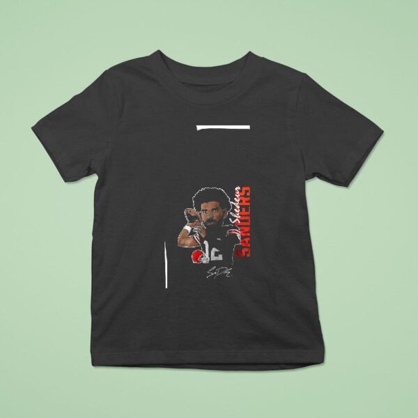 Cleveland Browns Shedeur Sanders Caricature Signature T Shirt