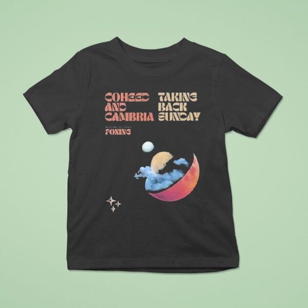 Coheed And Cambria Taking Back Sunday With Foxing Summer Tour Dates T Shirt