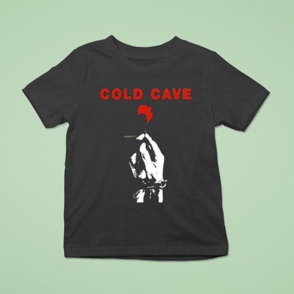 Cold Cave Rose Hand T Shirt