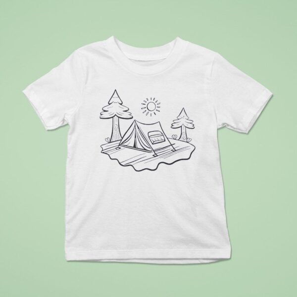 Coloring For A Camp New T Shirt