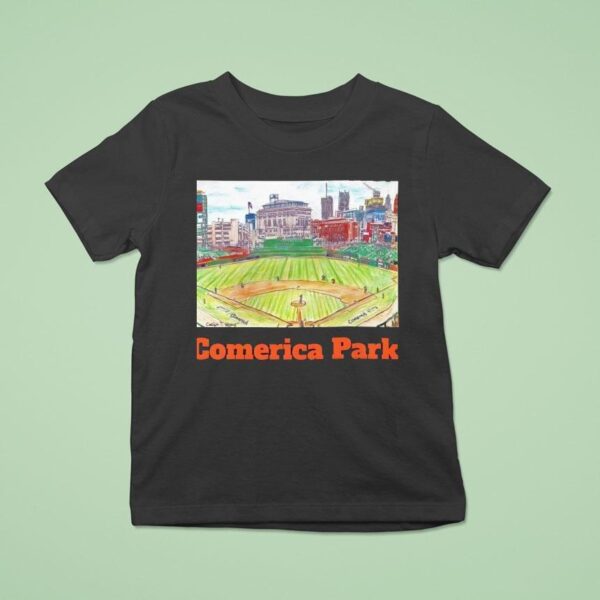 Comerica Park Detroit Tigers Stadium T Shirt