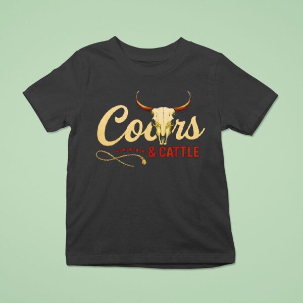 Coor And Cattles Rodeo Western Cowboy T Shirt