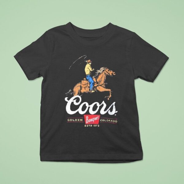Coors Banquet Rodeo Cowboy Est T Shirt