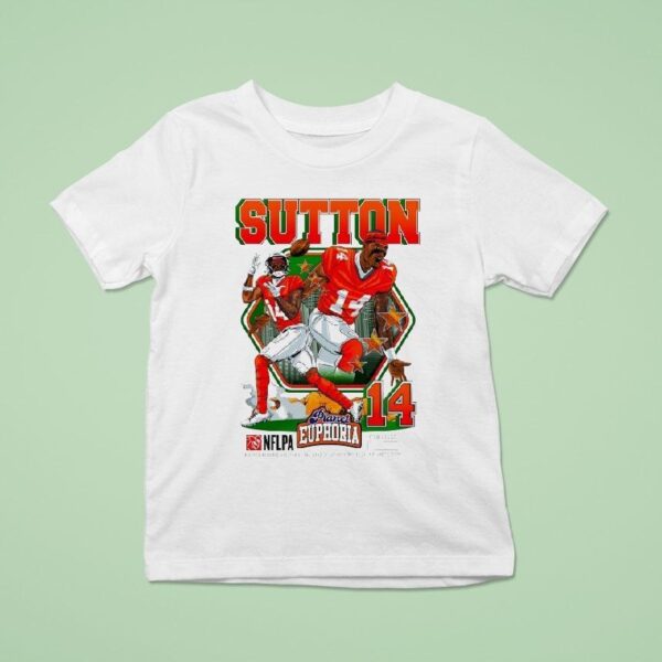Courtland Sutton Planet Euphoria Nflpa T Shirt