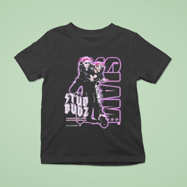 Courtney Williams And Natisha Hiedeman Slam The Studbudz Remix Wnbpa T Shirt