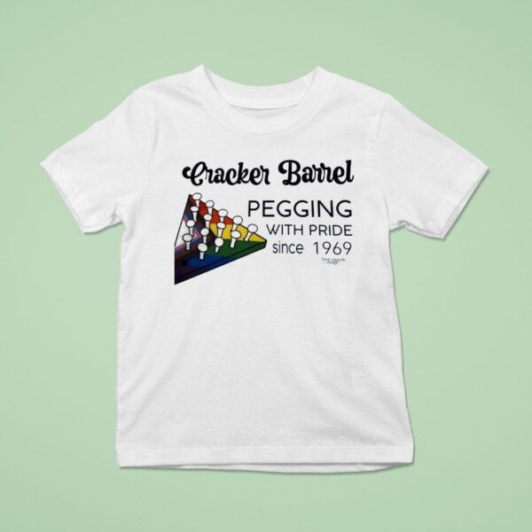 Cracker Barrel Pegging With Pride Since T Shirt