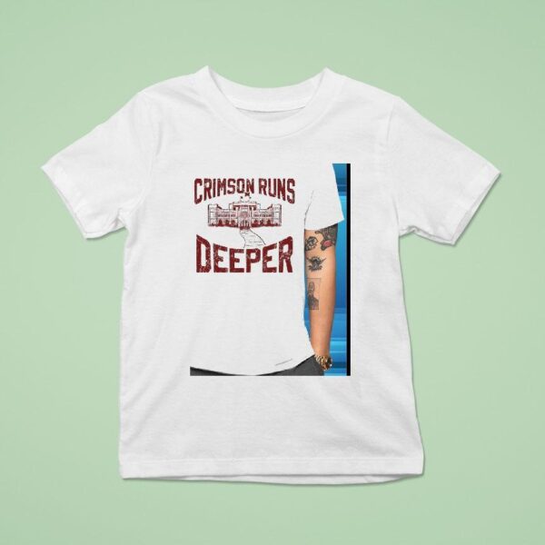 Crimson Runs Deeper Oklahoma Sooners T Shirt