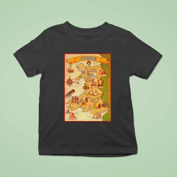 Cymru Bloody English Vintage T Shirt