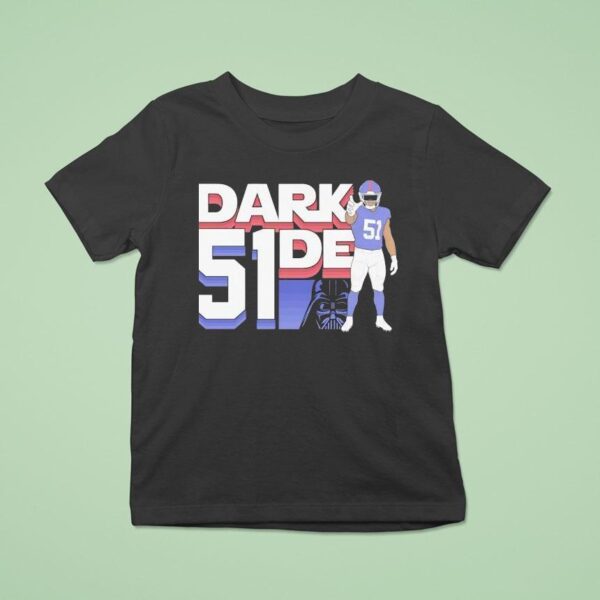 Dark De New York Giants Zak Deossie Star Wars T Shirt