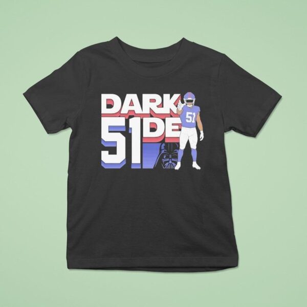 Dark De Zak Deossie New York Giants X Darth Vader Star Wars T Shirt