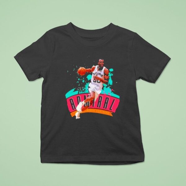 David Robinson Caricature Basketball T Shirt