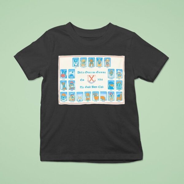 Delta Omicron Gamma Old Row Est The Good Boys Club T Shirt