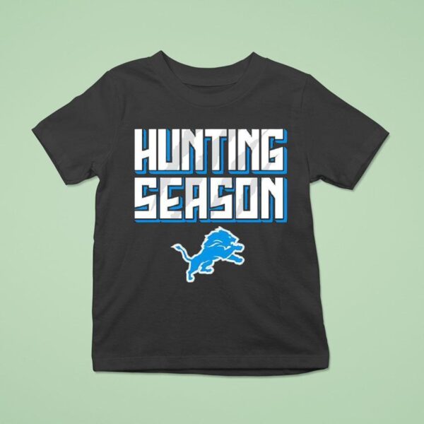 Detroit Lions Hunting Season T Shirt
