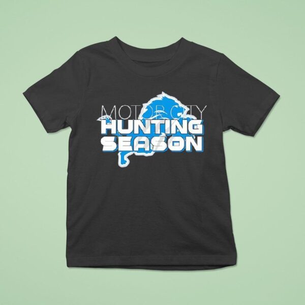 Detroit Lions Motor City Hunting Season T Shirt