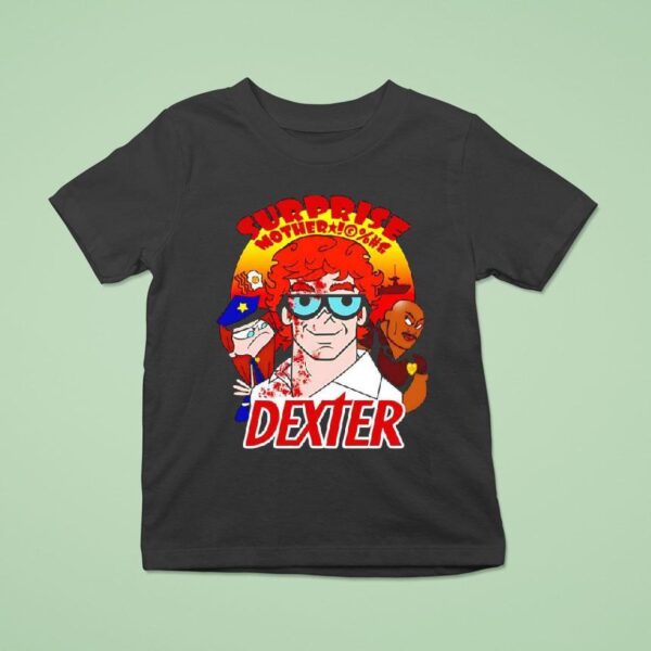Dexter Surprise Mother Cartoon T Shirt