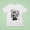 Din Djarin And Grogu In Japanese Sumi E Style T Shirt