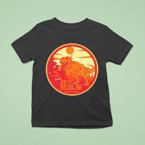 Dinosaur Visit Isla Nublar Costa Rica T Shirt