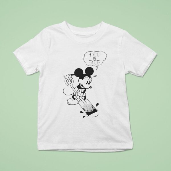 Dip Rip Mickey Mouse Stabber T Shirt