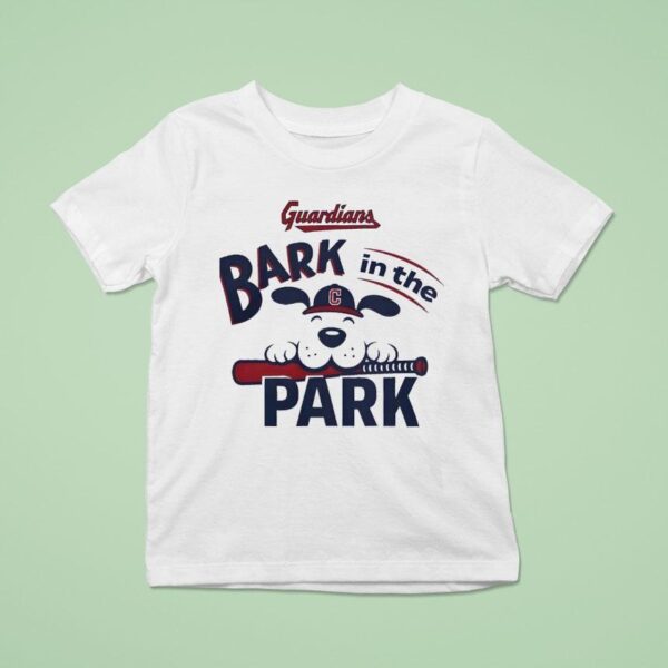 Dog Cleveland Guardians Bark In The Park T Shirt