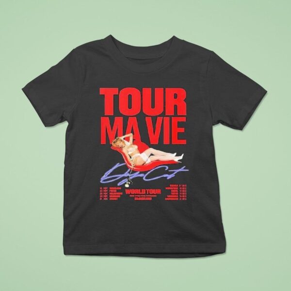 Doja Cat Ma Vie World Tour Th Album And Jealous Type With Dates T Shirt