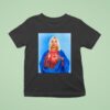 Dominik Wearing Santa Olivia Jesus T Shirt