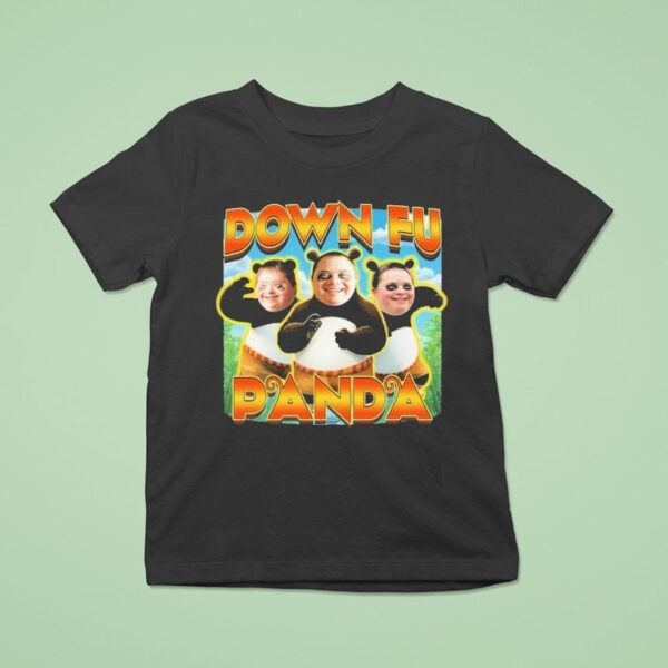Down Kung Fu Panda T Shirt